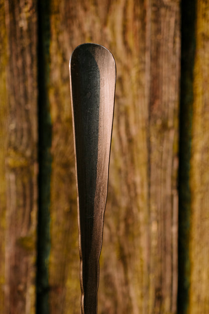 Forged long shoehorn with wall screw