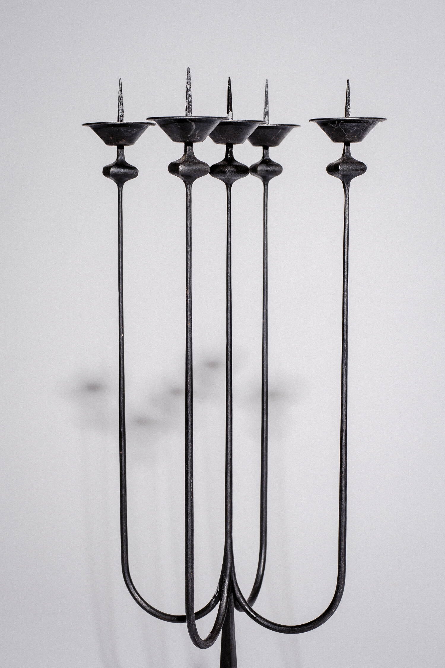 Forged five-arm candlestick